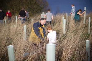 Peter Baker and Scout helper